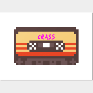 Crass 8bit cassette Posters and Art